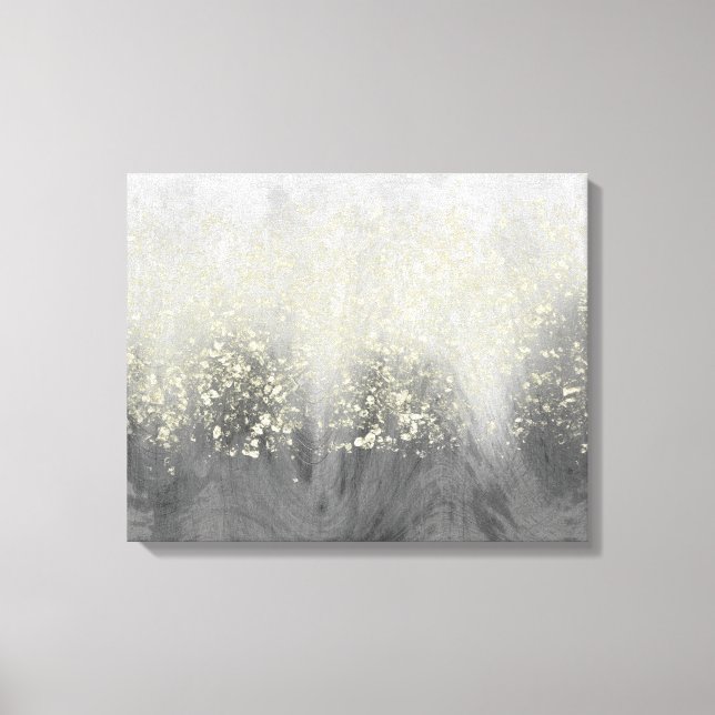 Glitter Swirl Canvas Print (Front)