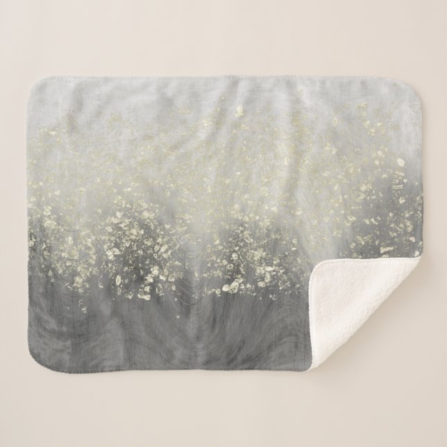Glitter Swirl Sherpa Blanket (Front (Horizontal))
