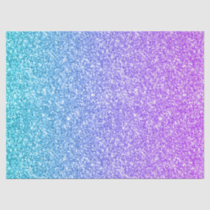 Glitter Texture Print Pink And Blue Tissue Paper