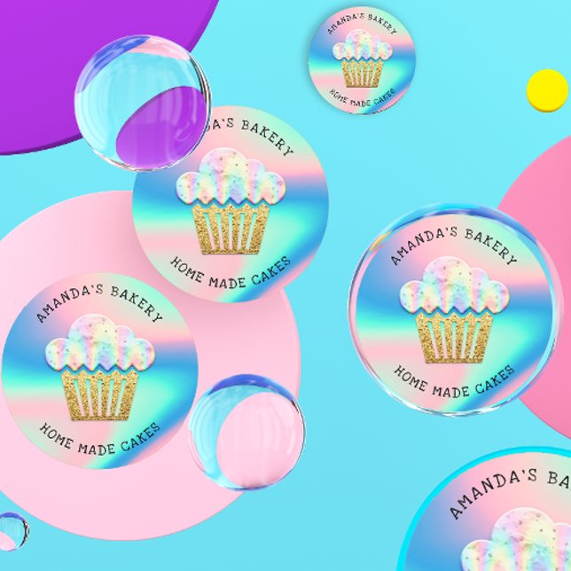 Glitter Thank Logo Holograph Metal Pink Pastel Classic Round Sticker (Glitter Thank Logo Holograph Metal Pink Pastel Classic Round Sticker)