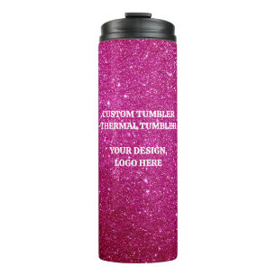 Glitter Thermal Tumbler - Custom Travel Mug