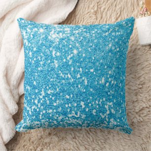Glitter throw pillow