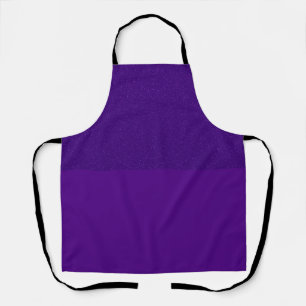 Glitter Top Purple Colour Block Apron – Customize