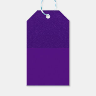 Glitter Top Purple Gift Tag – Customizable