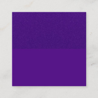 Glitter‑Top Royal Purple Square Card – Customize