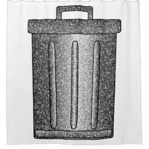 Glitter Trash Can