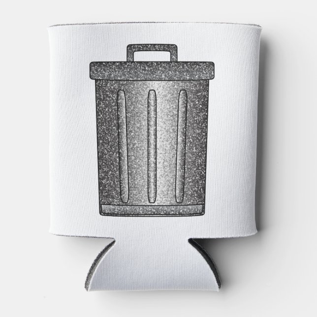 Glitter Trash Can Cooler (Front)