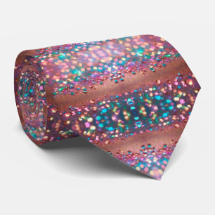 Glitter Trendy Opal Holographic Collection Tie