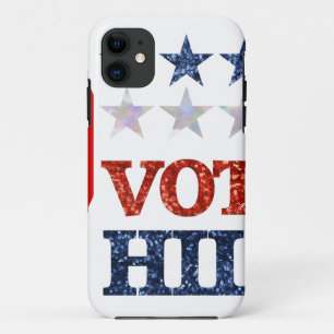 glitter vote hillary iPhone 11 case