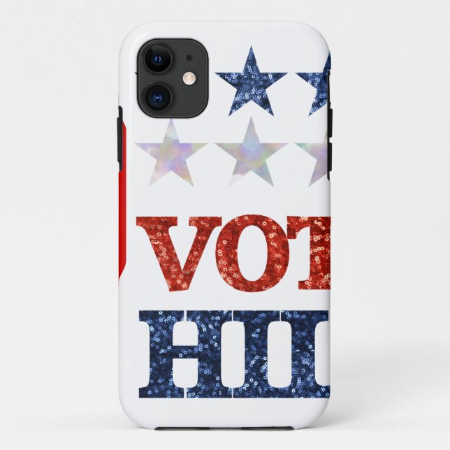 glitter vote hillary Case-Mate iPhone case (Back)