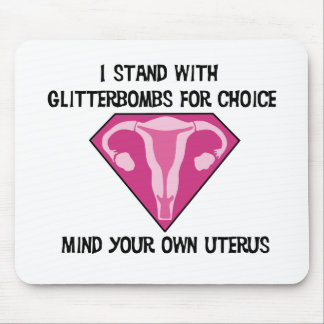 Glitterbombs4Choice mousepad