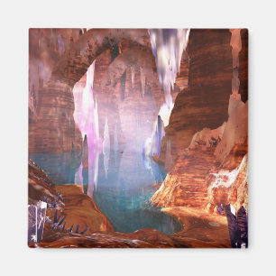 Glittering Caves Magnet
