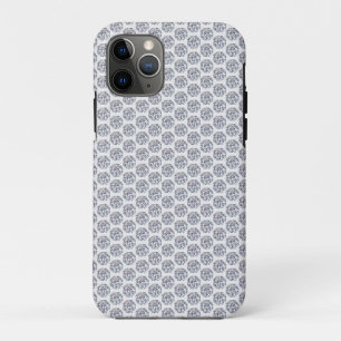 Glittering Diamond pattern on silver iPhone 11 Pro Case