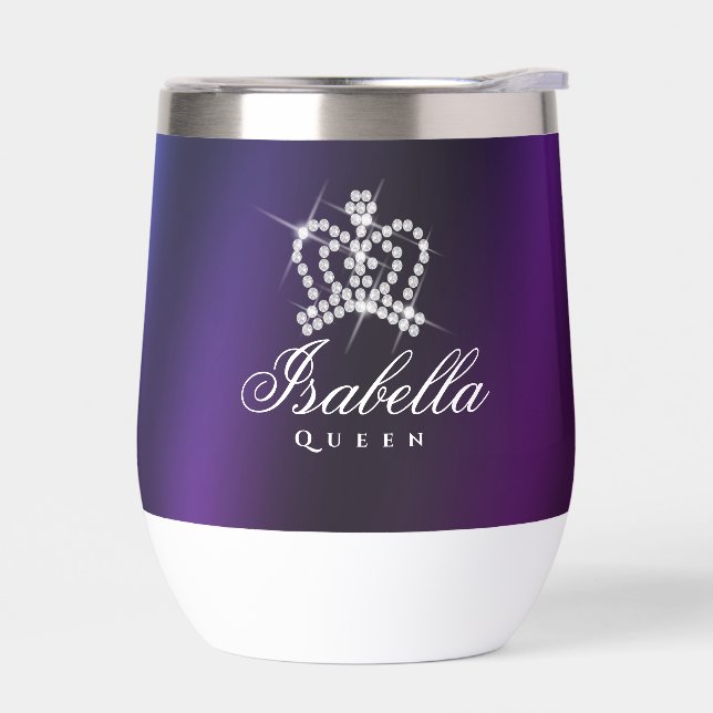 Glittering Glamour Crown Blue Purple (Left)