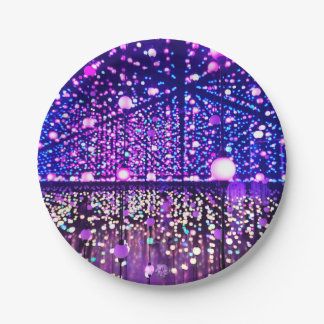 Glittering Lights 7" Paper Plate
