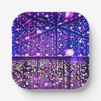 Glittering Lights 7" Paper Plate