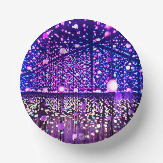 Glittering Lights Paper Plate