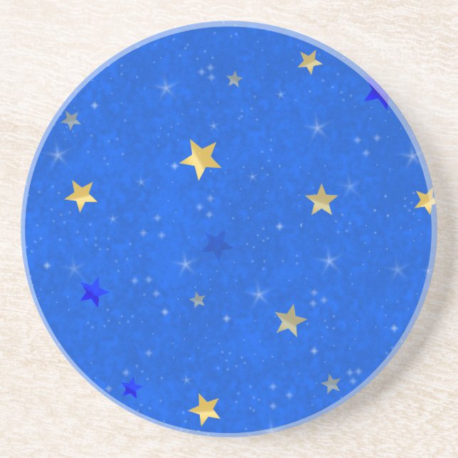 Glittering star celestial coaster (Front)
