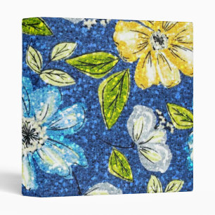 Glittering Tapestry Floral Binder