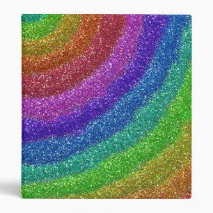 Glitters Rainbow Binder