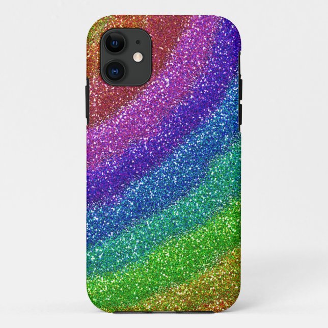 Glitters Rainbow Case-Mate iPhone Case (Back)