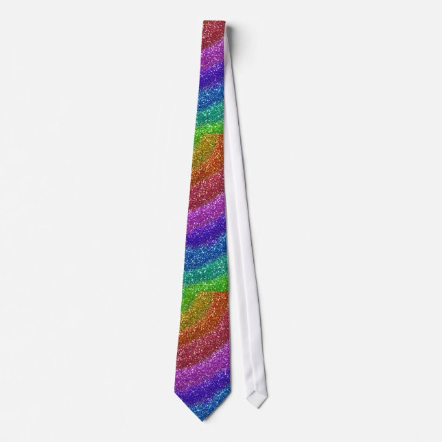 Glitters Rainbow Tie (Front)