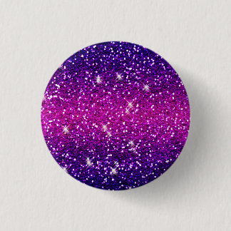 Glitters Sparkles Purple Pink Texture 1 Inch Round Button