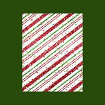 Glittery Christmas Stripes Decoupage Tissue Paper<br><div class="desc">Glittery Christmas Stripes Decoupage Tissue Paper</div>