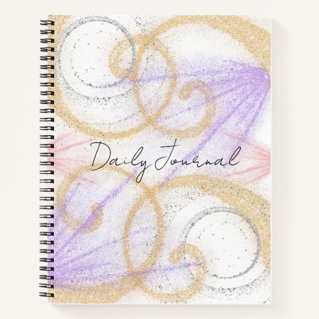 Glittery Daily Journal (Front)