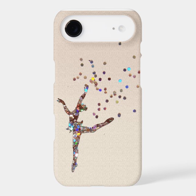 Glittery Dancer Case For iPhone 5C (Back)