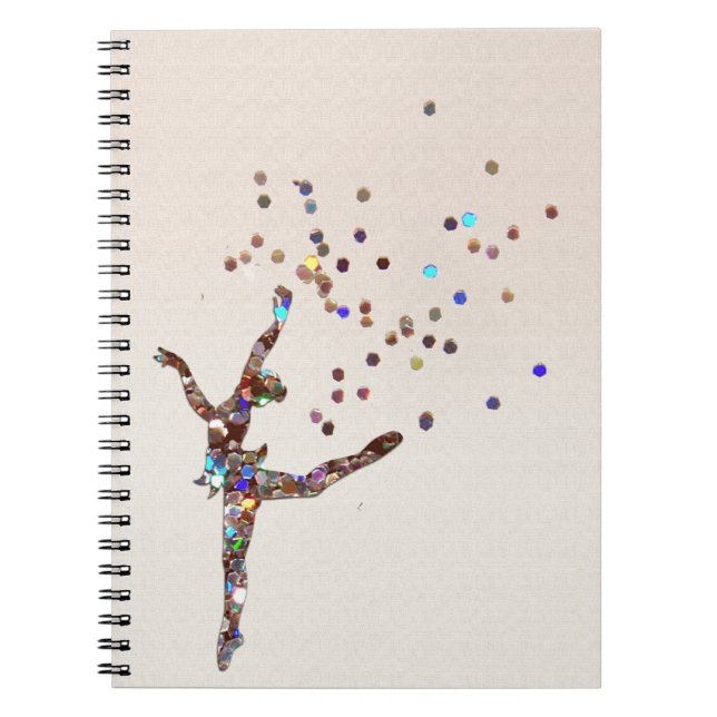Glittery Dancer Notebook (Front)