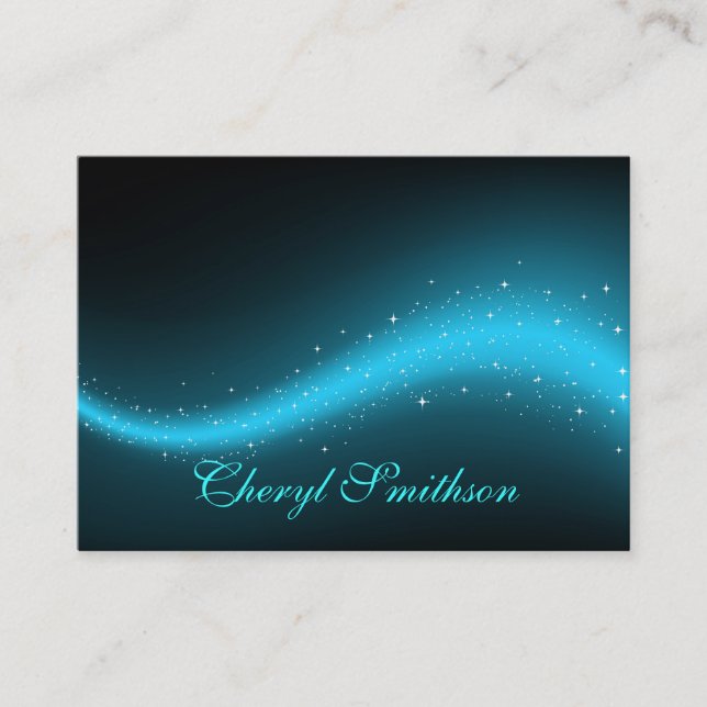 Glittery Design Business Card (Front)