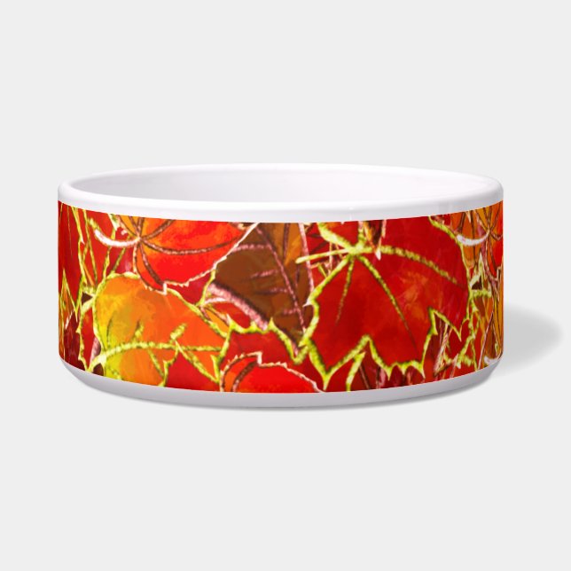 Glittery Fall Maple Leaves (Front)