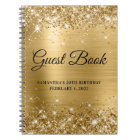 Glittery Gold Foil 50e Anniversaire Livre d'or