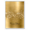 Glittery Gold Individual Name Place Cards