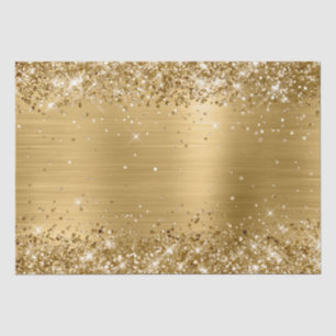 Glittery Gold Ombre Foil Tissue Paper