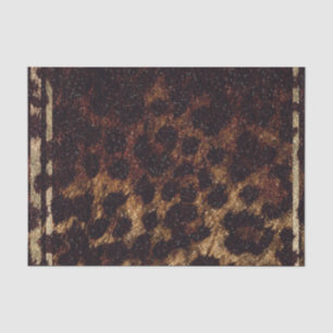 Glittery Leopard Cheetah Animal Print Wild Exotic Tissue Paper