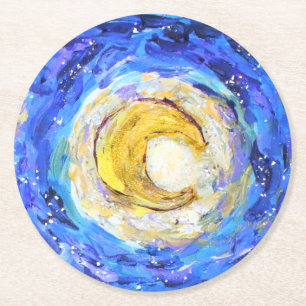 Glittery Night Coaster