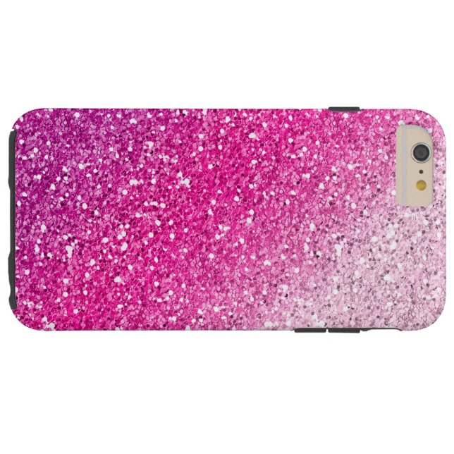 Glittery Pink Ombre Case-Mate iPhone Case (Back Horizontal)