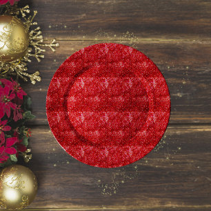 Glittery Red Decoupage Tissue Paper