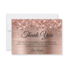 Glittery Rose Gold Foil 60th Birthday
