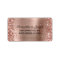 Glittery Rose Gold Foil Wedding