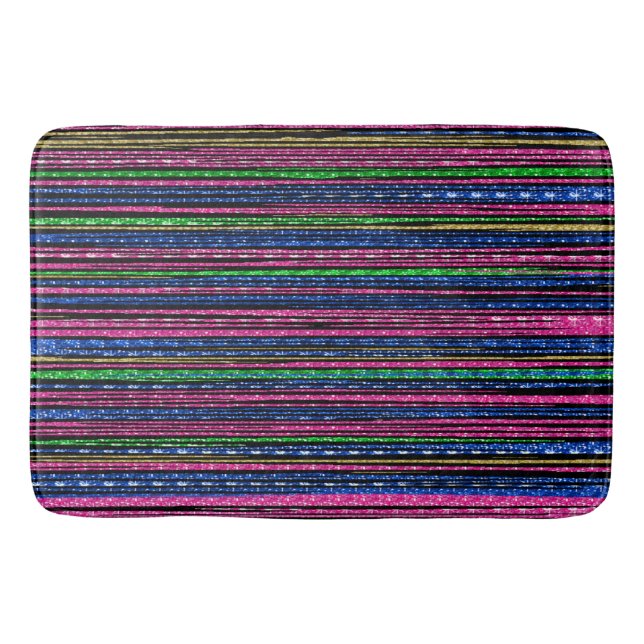 Glitz and Glam Bath Mat (Front)