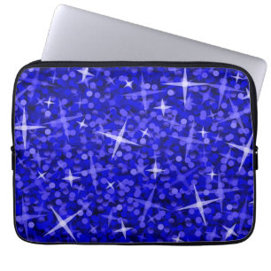 Glitz Dark Blue laptop sleeve 13 inch