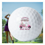 Glitz Fun Glam Rose Gold Diamond Cart  Golf Balls<br><div class="desc">Golf Gal - Fun Glitz Glam Rose Gold Diamond Cart-- just a bit "over the top" but ready to run the course -- golf ball --This is a great gift for golf lovers -- fun / distinctive / unique. Personalize with name and change message if you'd like. If you have...</div>