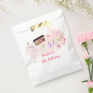 Glitz & Glam Pink Gold Spa Birthday Favour Bag