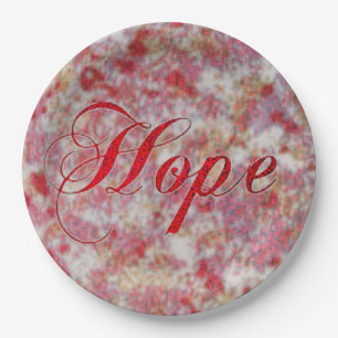 Glitz in Peppermint Paper Plate