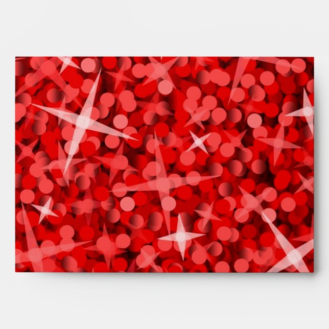 Glitz Red envelope A7 (Front)