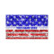 Glitz USA stripe business card template