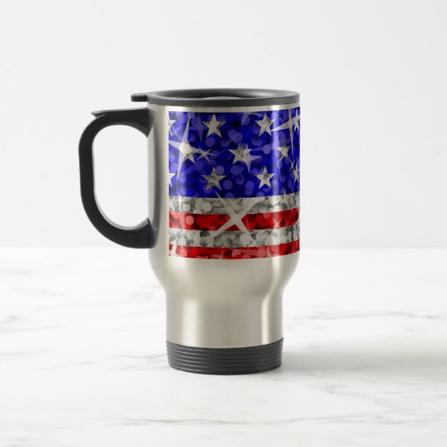 Glitz USA travel/commuter mug (Left)
